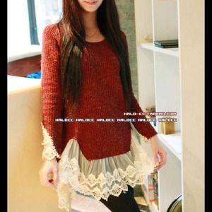 Tunic with Lace Detail