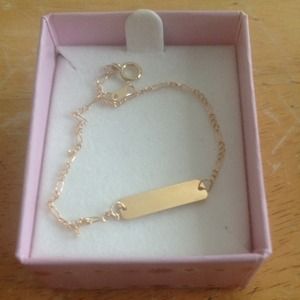 14kt gold baby bracelet