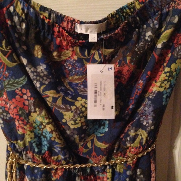 Floral strapless maxi dress - Picture 2 of 4