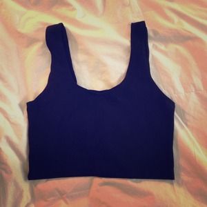 Black Crop top