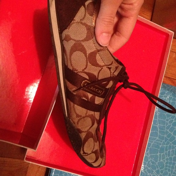 Authentic Brown Coach Sneakers!