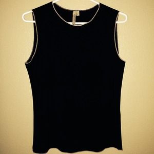 Large black tank with pink trim