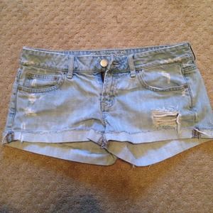 Denim shorts