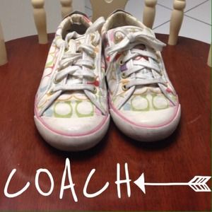 COACH Scribbles Spring Collection Tennis Shoes