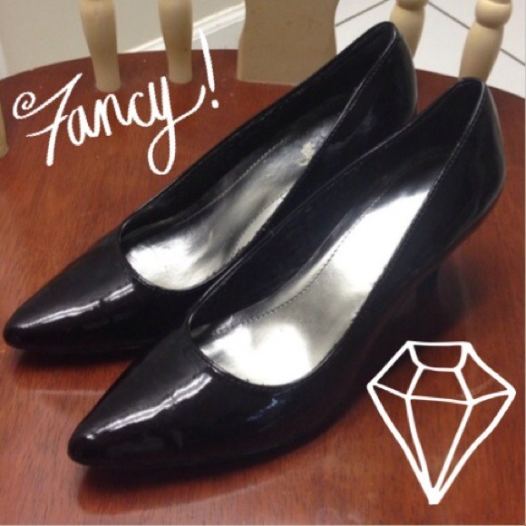 Low Black Heels