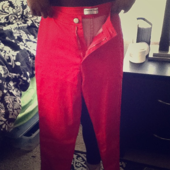 American apparel easy jeans in Red XL