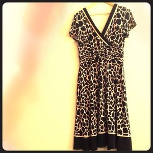 Women's leopard print dress