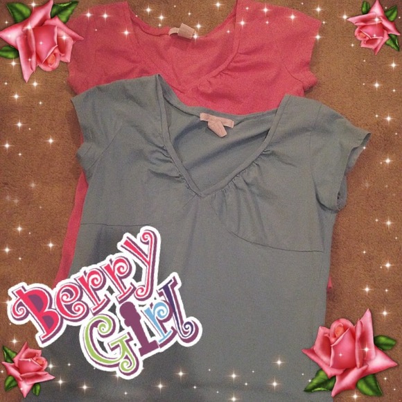 Cute Pink & Blue Top Bundle👍 - Picture 1 of 1