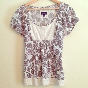 Printed summer blouse