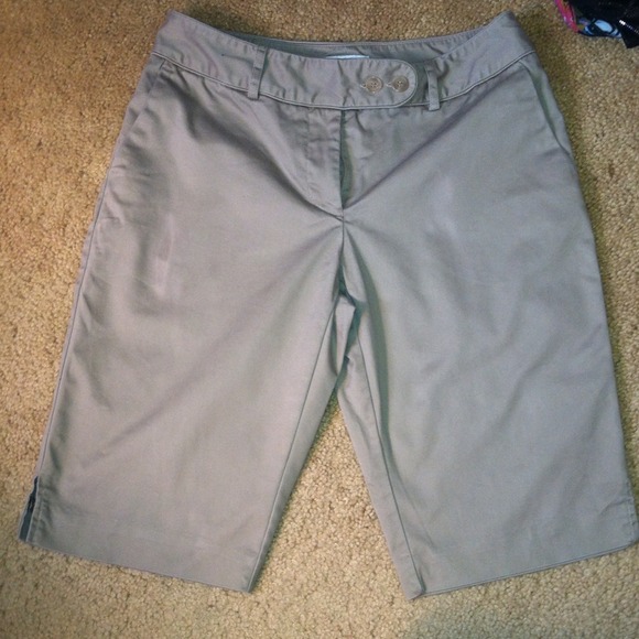 Tan dressy capri