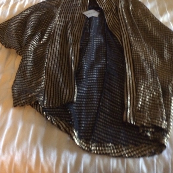 Gold and black metallic jacket