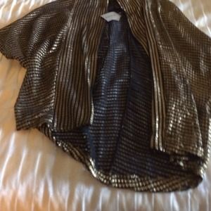 Gold and black metallic jacket
