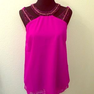 🚨SOLD🚨 Purple beaded top
