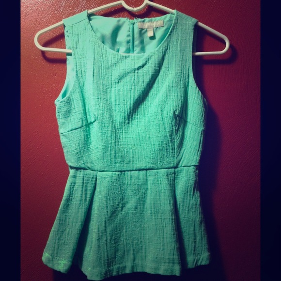 Banana republic peplum top