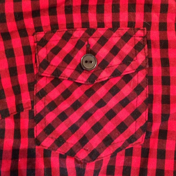 Red & Black Plaid Shirt - Picture 2 of 2