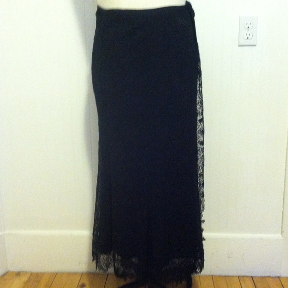 Ralph Lauren Black lace sarong skirt NWT - Picture 1 of 4