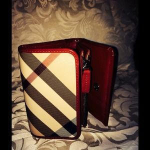 Authentic Burberry Flap Wallet
