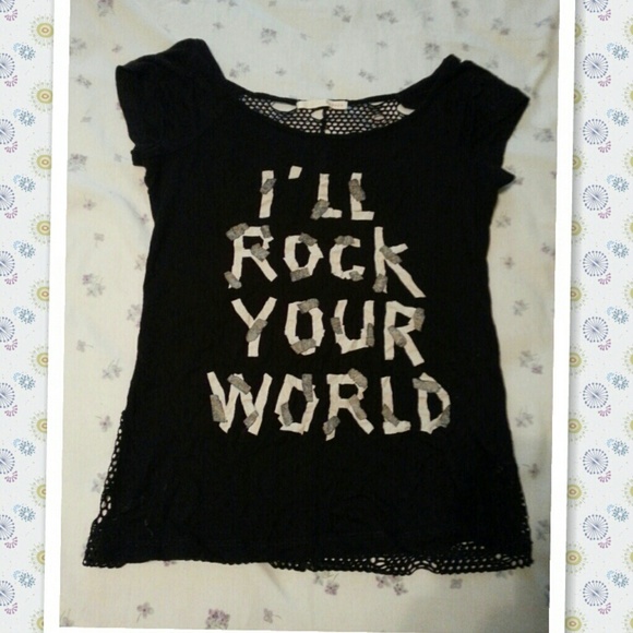 Black top with holes on back