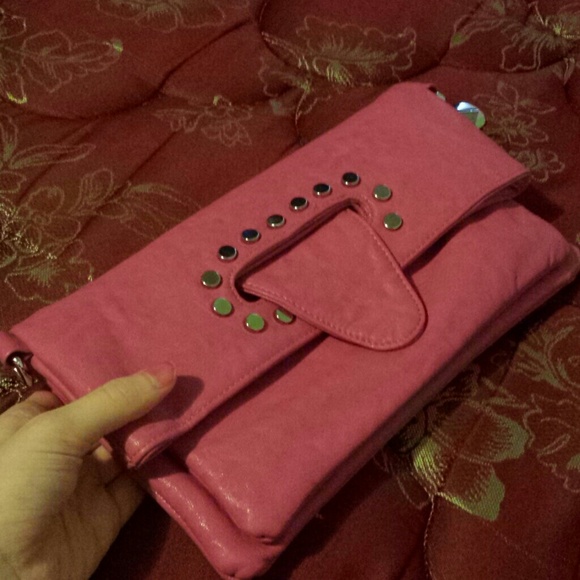 Pink handbag