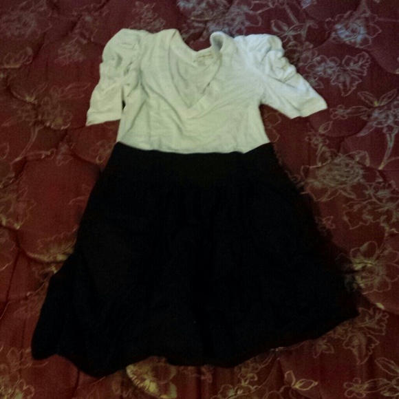 Black and white dress