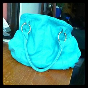 Teal purse
