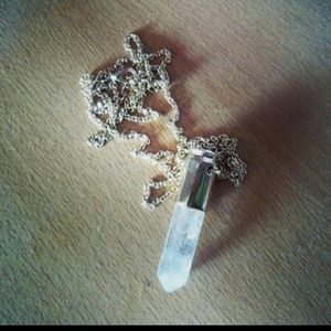 Long icicle necklace