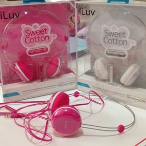 iLuv Sweet Cotton headphones for iPhone iPad iPod
