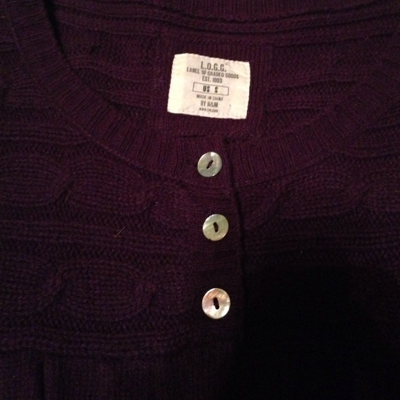 BUNDLED✨Add on Item✨Dark Plum Purple Sweater - Picture 2 of 2