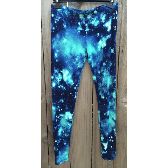 Pants - BLUE GALAXY LEGGINGS