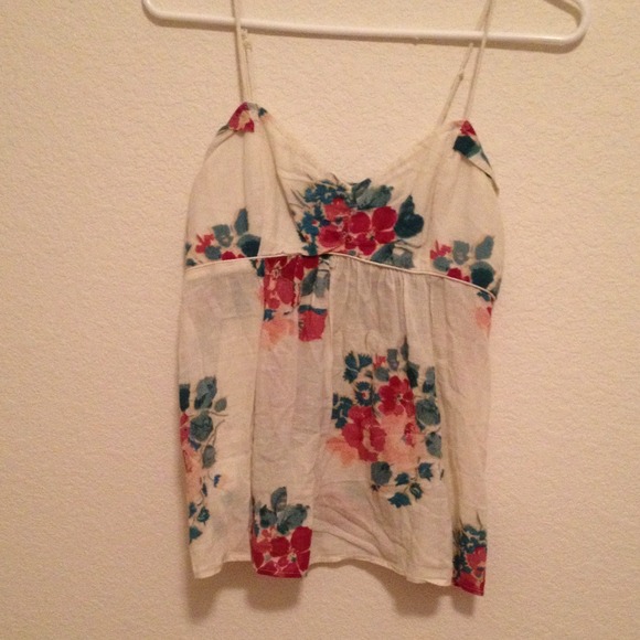 American Eagle floral tank top