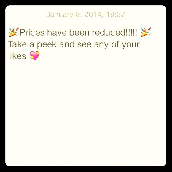 ✨REDUCED PRICES✨