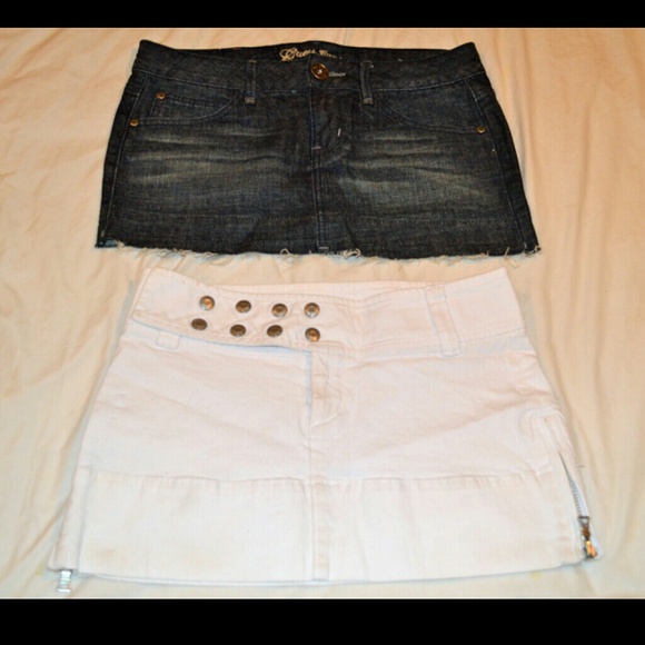 Two Guess Jean Mini skirts