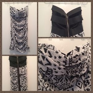 Tribal print mini dress