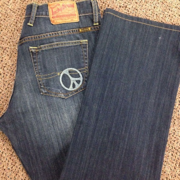 Women's Lucky Brand Straight Leg Blue Jeans SZ 8
