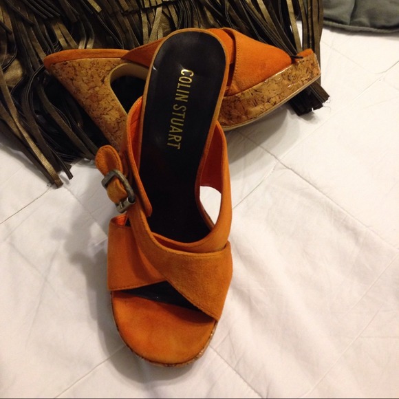 Colin Stuart high heels orange