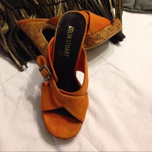 Colin Stuart high heels orange