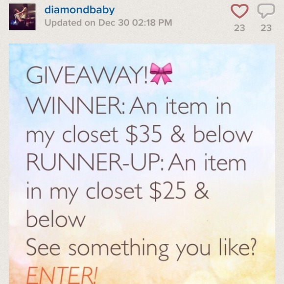 @diamondbaby's GIVEAWAY!!!💥💢🎉 - Picture 1 of 1