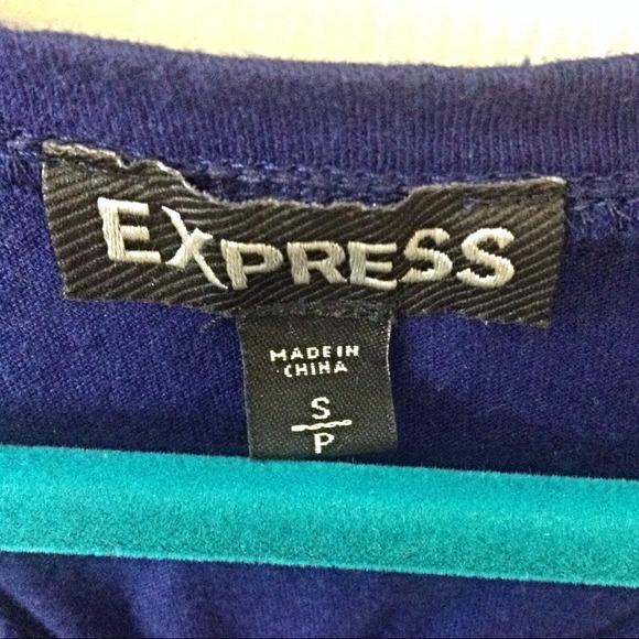 Navy Blue Tank With Sequins - Picture 4 of 4