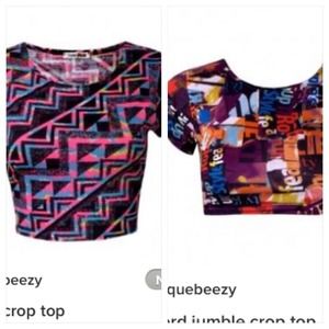 2 crop top bundle reserved for @msshayla386