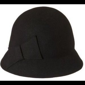 Brand New Black Cloche Hat with Bow