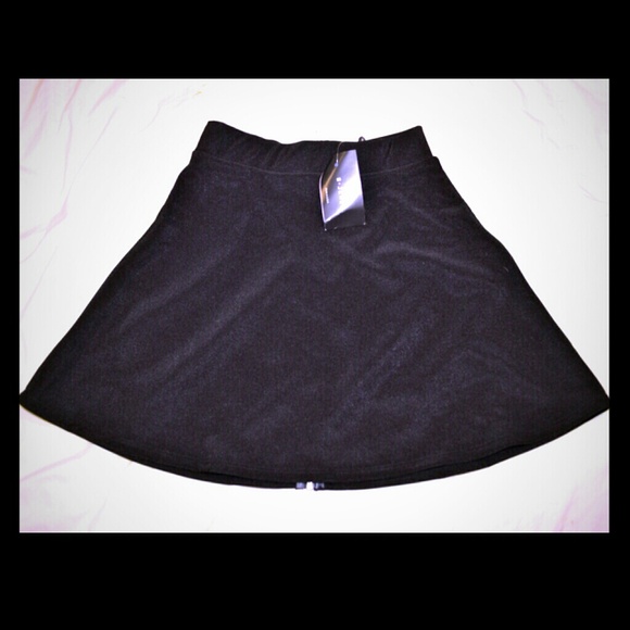 High waisted black skirt!! :)