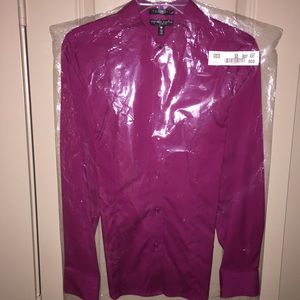 NEW FOXCROFT WOMEN'S BLOUSE! GORGEOUS COLOR. SZ 8.