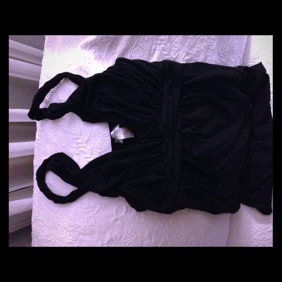 Black maternity top