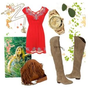 FERGIE Over the knee boot!