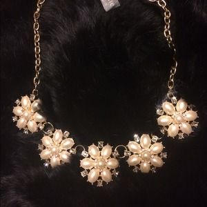 SALE Statement Floral Necklace