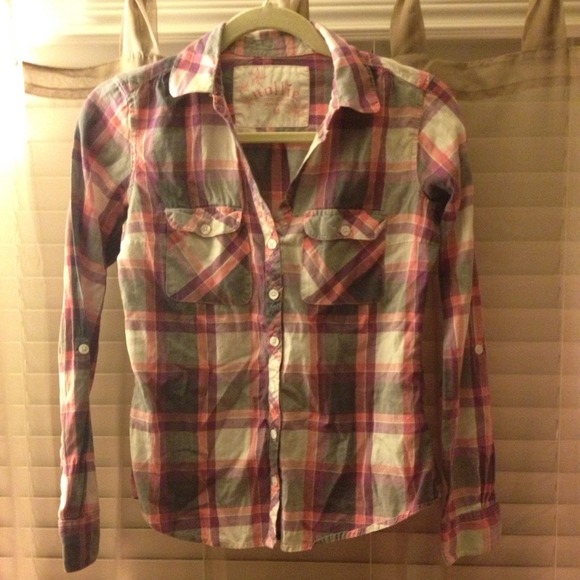 Pink/Gray/White Flannel
