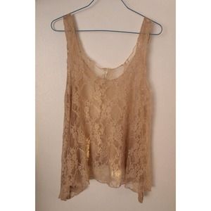 Lace tank top