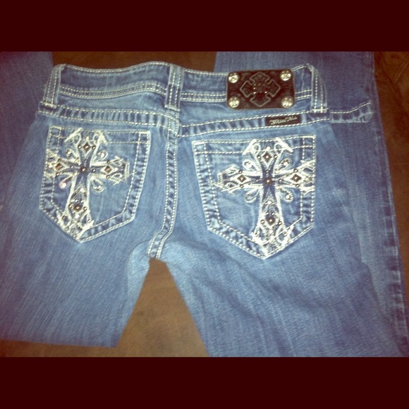 Ladies boot cut miss me jeans