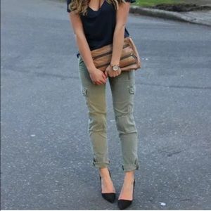 : zara skinny cargo pants :