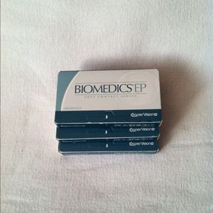 BIOMEDICS EP CLEAR CONTACT LENSES. 💜